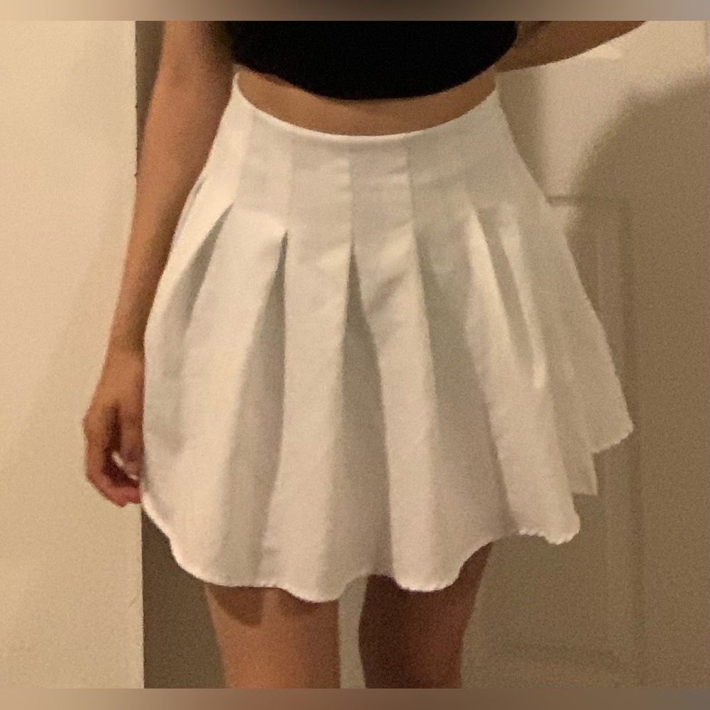 White Tennis Skirt